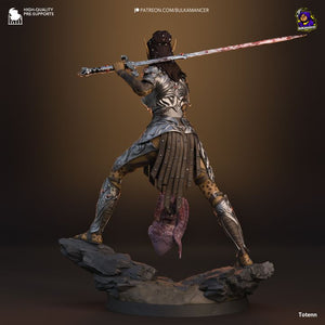 Paintable figure - Lae'Zel - Baldur's Gate 3