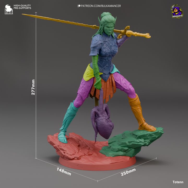 Figurine à peindre - Lae'Zel - Baldur's Gate 3