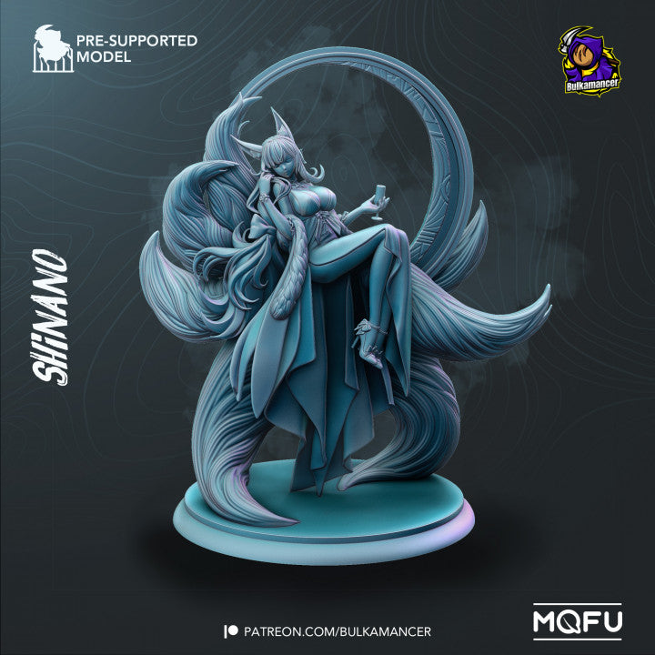 Figurine à peindre - Lady Kitsune