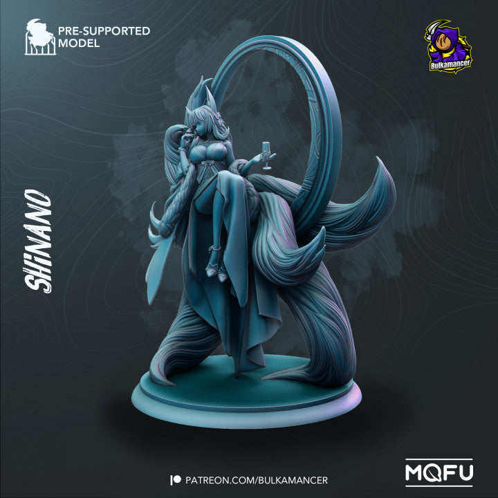Figurine à peindre - Lady Kitsune