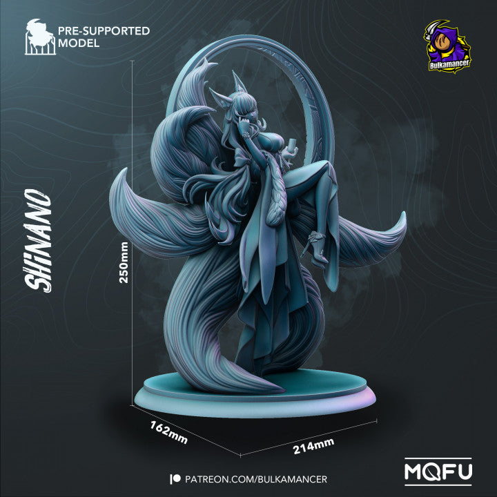 Figurine à peindre - Lady Kitsune