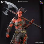 figurine Karlach, figurine Baldur's Gate, figurine Ombrecoeur, figurine Astarion, figurine Lae'Zel