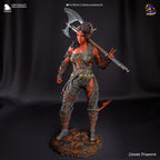 Unpainted figurine - Karlach - Baldur's Gate 3