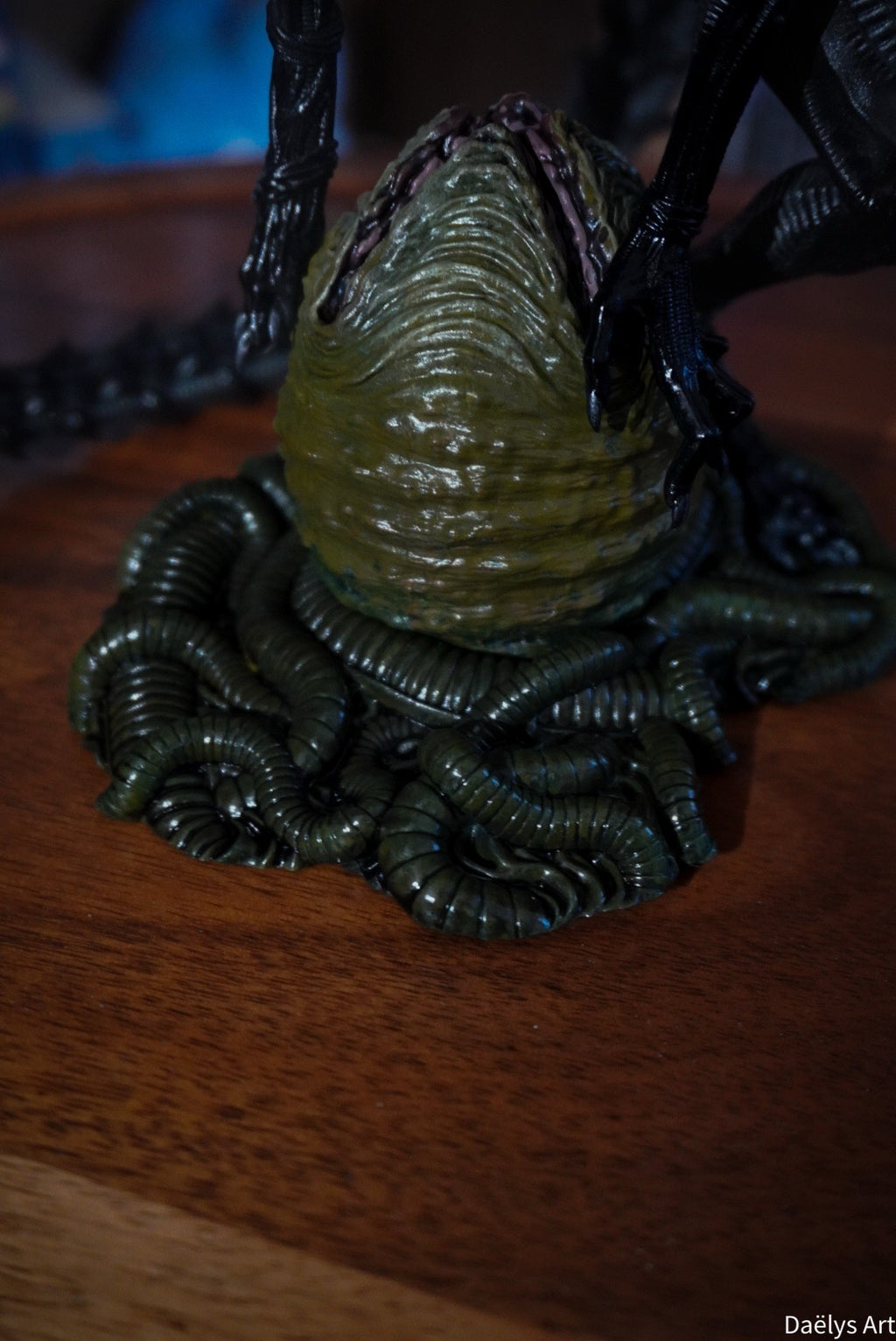 Figurine xenomorph, figurine Alien, figurine de collection, film d’horreur, facehugger