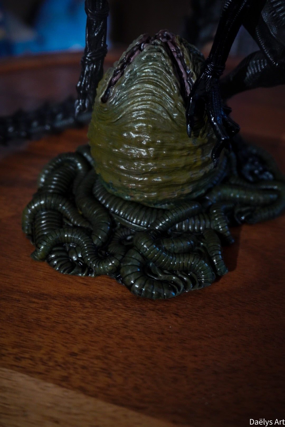 Figurine xenomorph, figurine Alien, figurine de collection, film d’horreur, facehugger