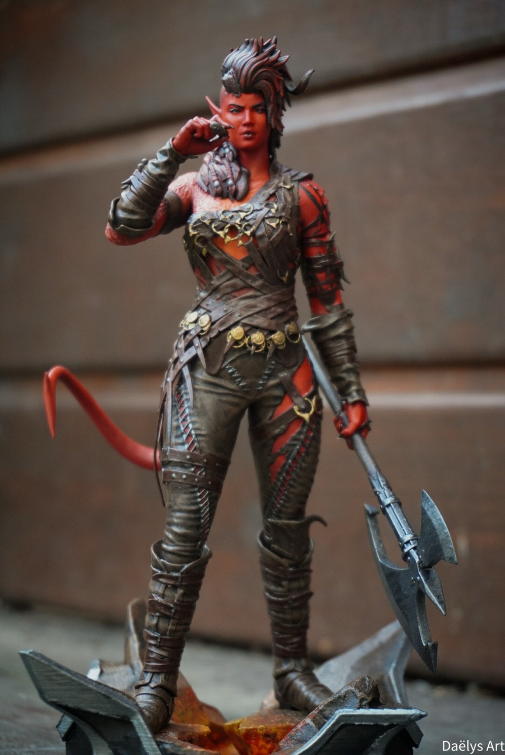 Figurine with or without paint - Karlach - Baldur's Gate