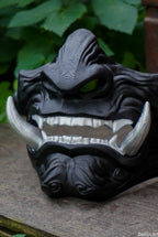 Masque mempo, masque Oni, masque mempo oni, masque samouraï, cosplay samouraï, cosplay Oni, masque démon japonais