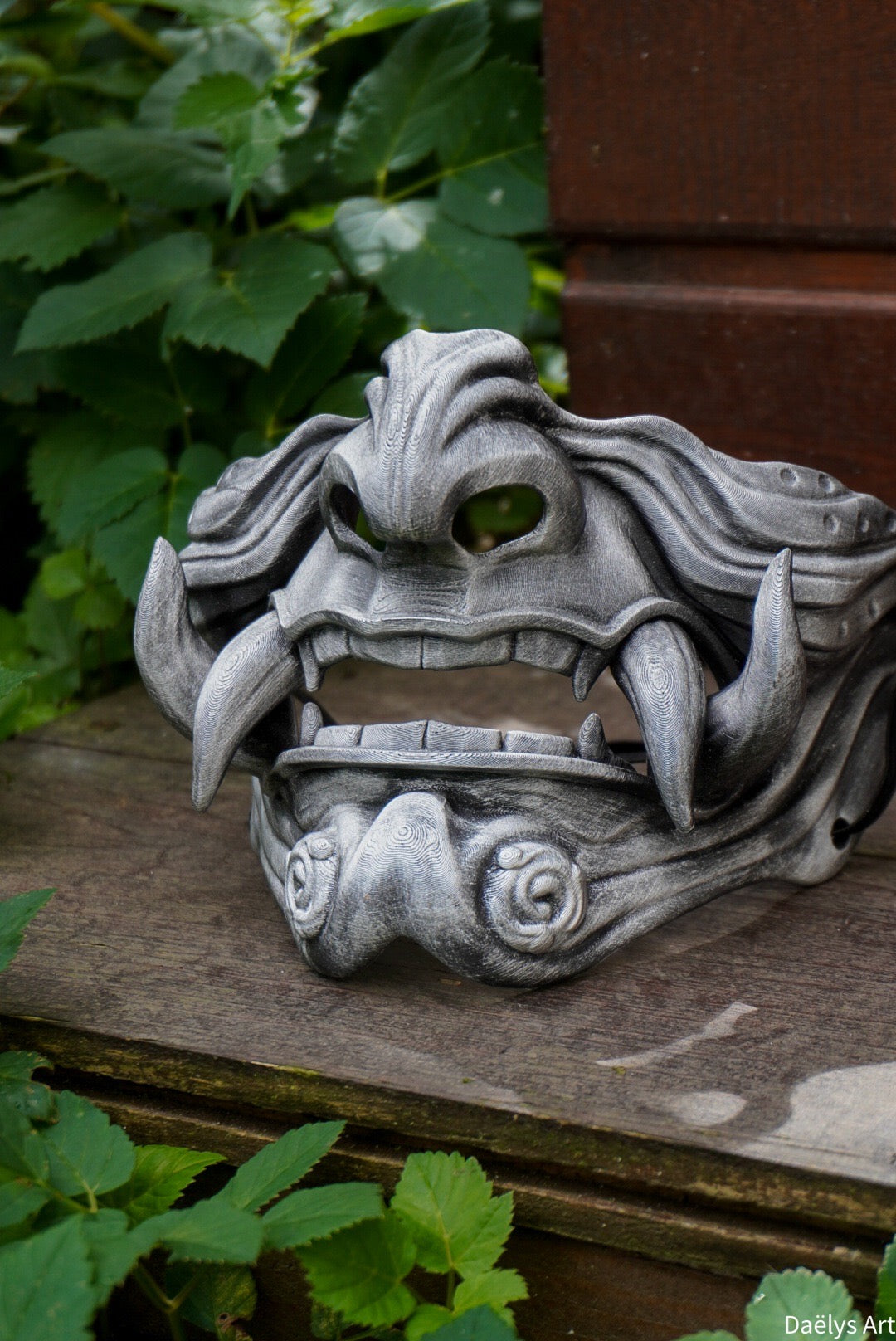Masque mempo, masque Oni, masque mempo oni, masque samouraï, cosplay samouraï, cosplay Oni, masque démon japonais