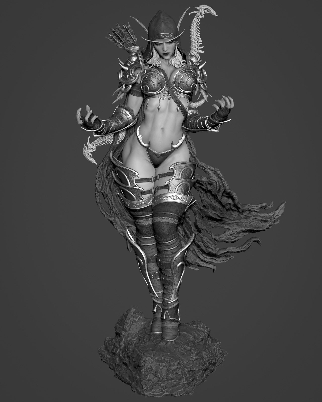 Figurine Sylvanas, figurine world of warcraft, figurine wow