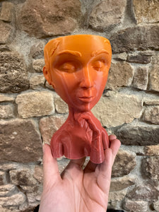 Pot de fleur femme