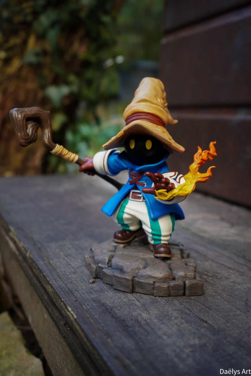 figurine final fantasy, final fantasy, FFIX, VIVI FFIX, figurine a peindre