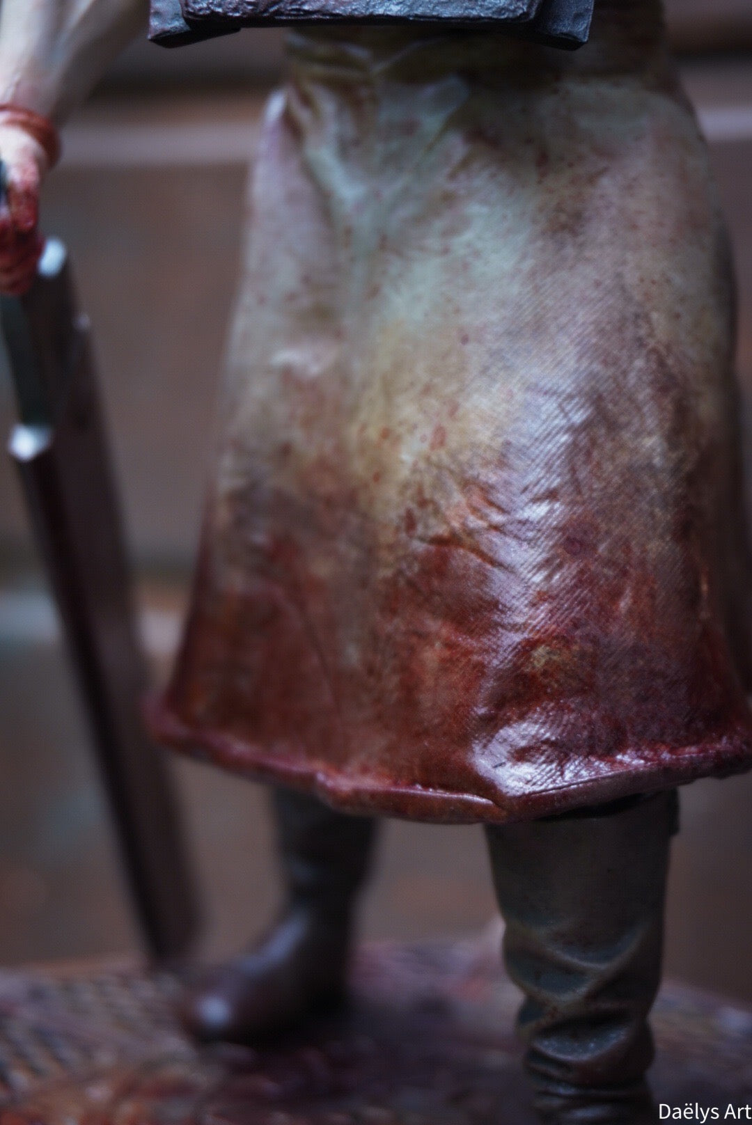 figurine pyramide head, figurine silent hill, figurine a peindre