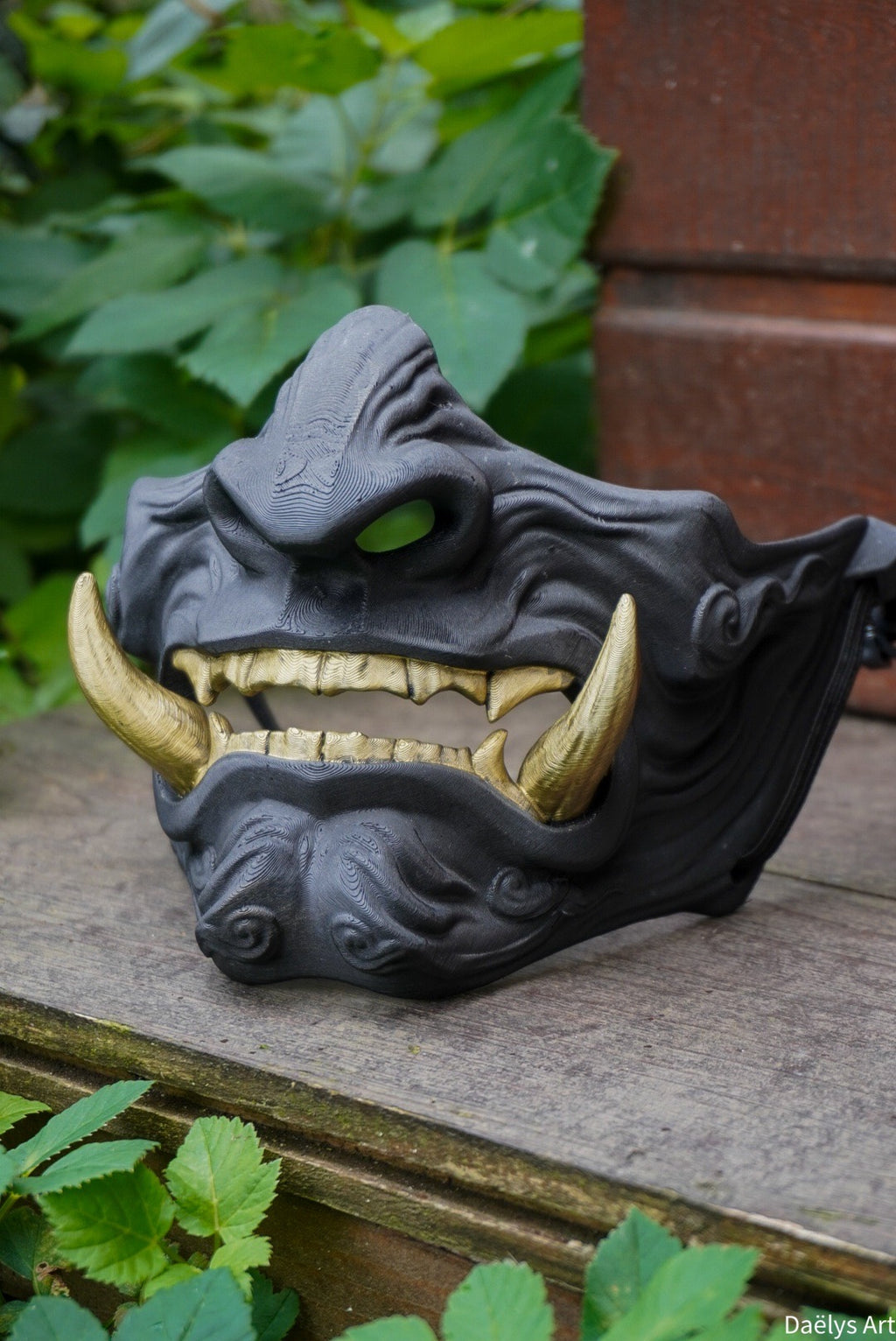 Masque mempo, masque Oni, masque mempo oni, masque samouraï, cosplay samouraï, cosplay Oni, masque démon japonais