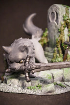 Sif the great grey wolf, figurine sif dark souls, dark souls, figurine a peindre, Daëlys Art