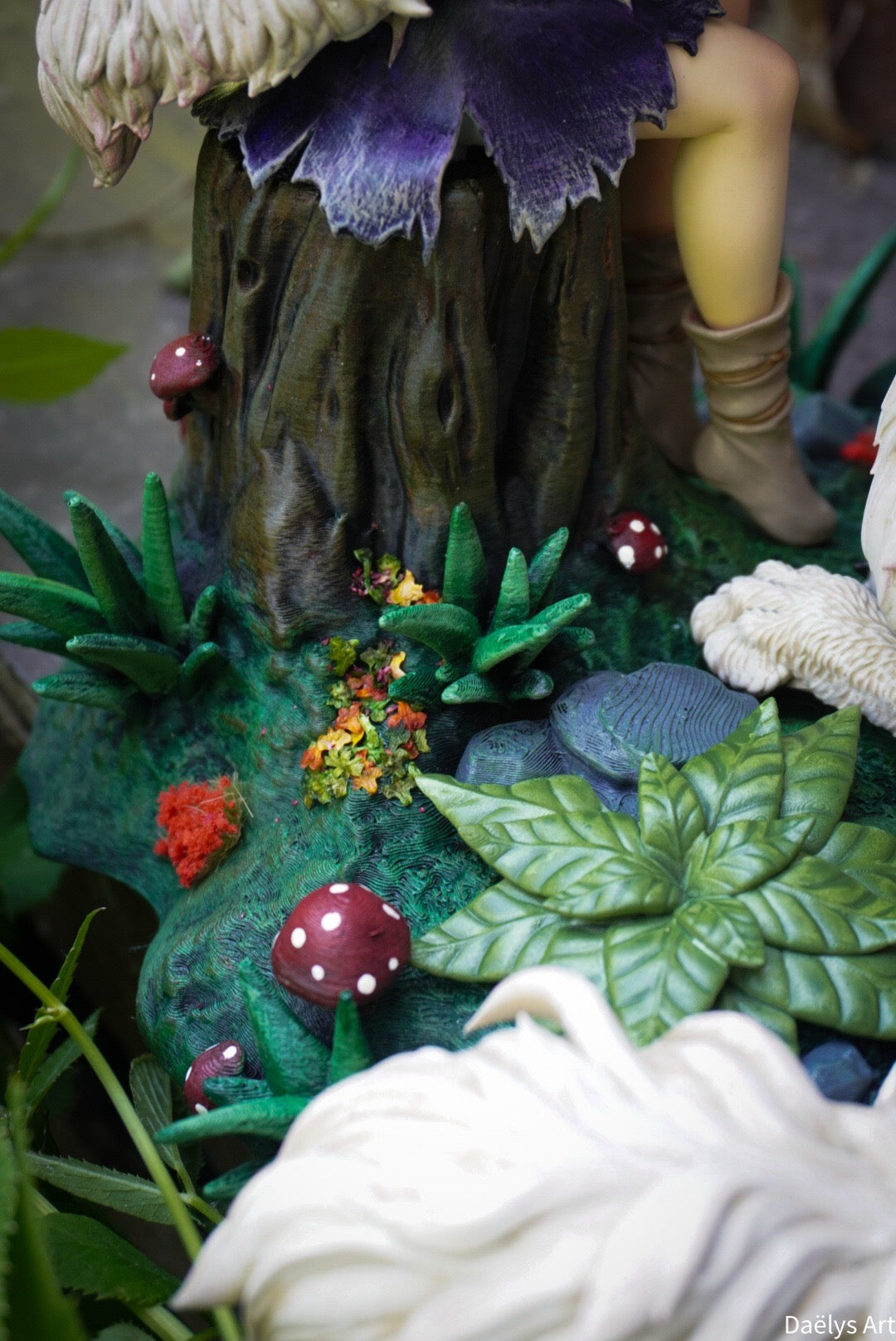 figurine Ghibli, figurine Princesse Mononoké, figurine San et Moro, figurine a peindre