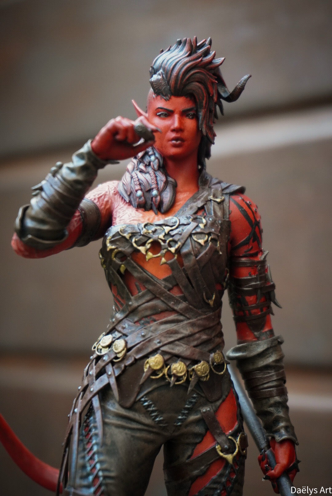 Figurine with or without paint - Karlach - Baldur's Gate