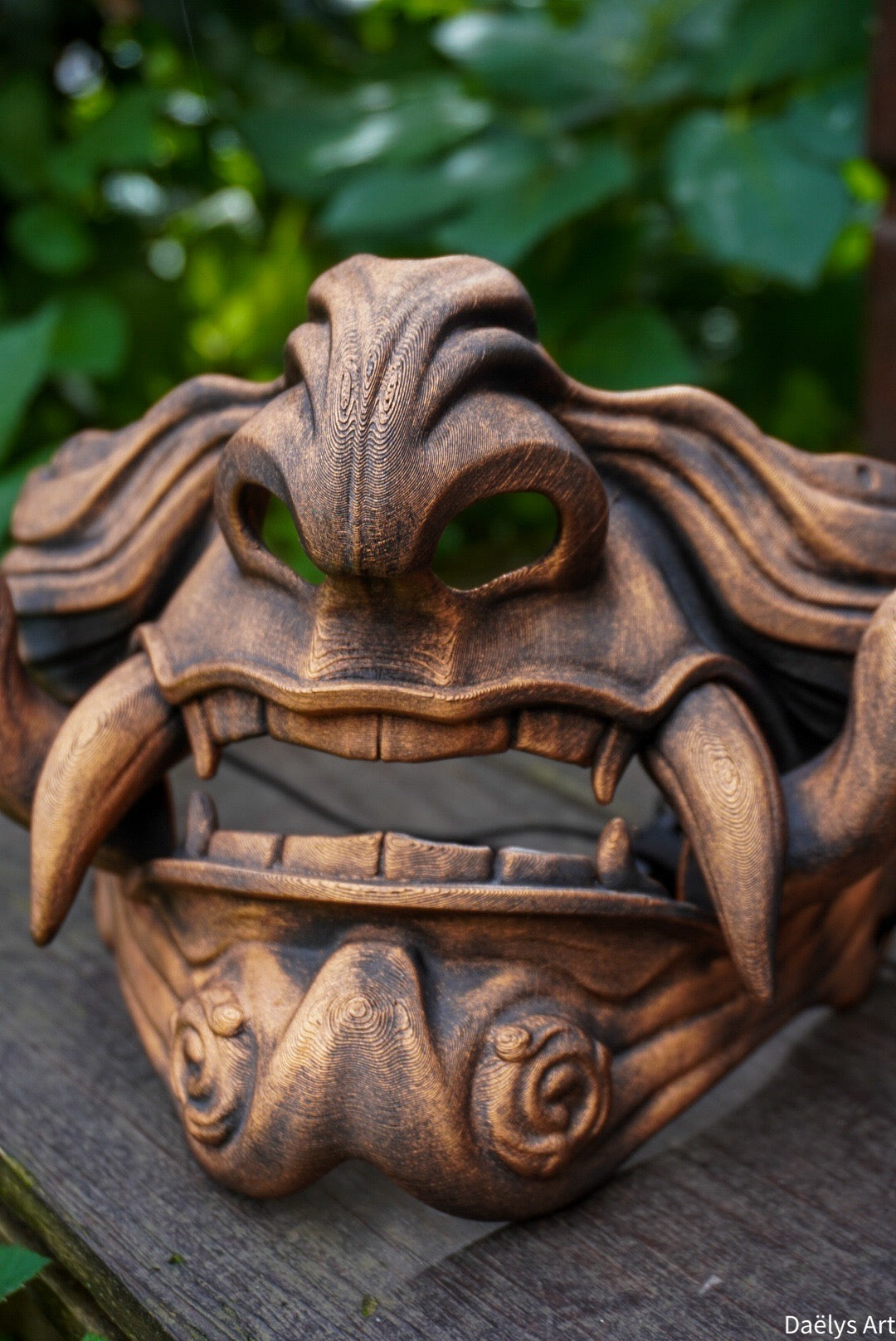 Masque mempo, masque Oni, masque mempo oni, masque samouraï, cosplay samouraï, cosplay Oni, masque démon japonais