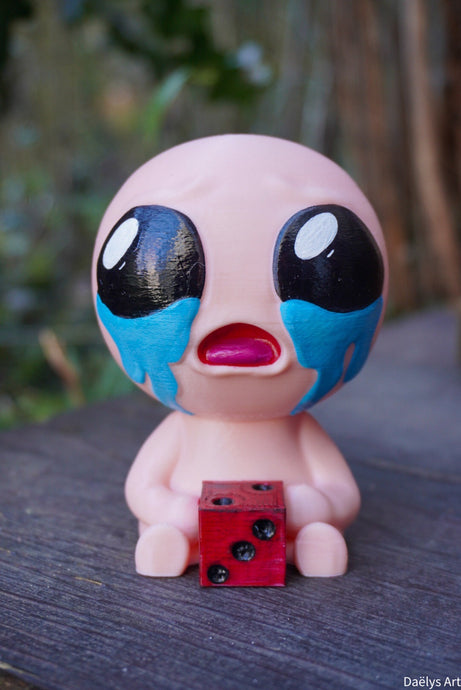 Isaac, the binding of isaac, figurine isaac, bébé isaac, Daëlys Art