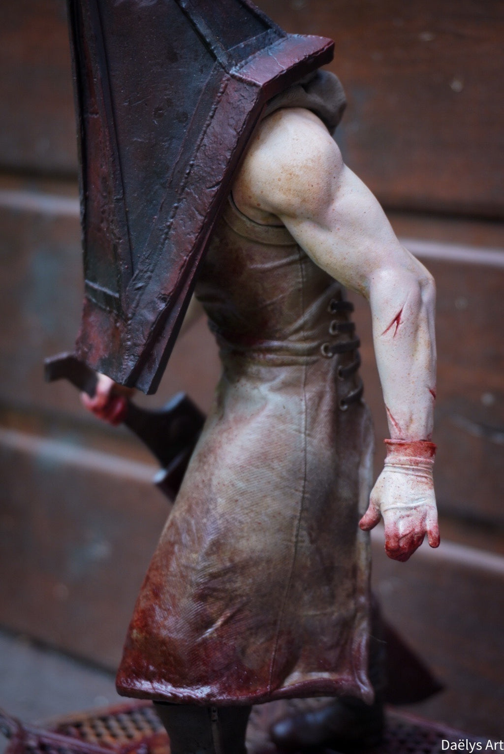 figurine pyramide head, figurine silent hill, figurine a peindre