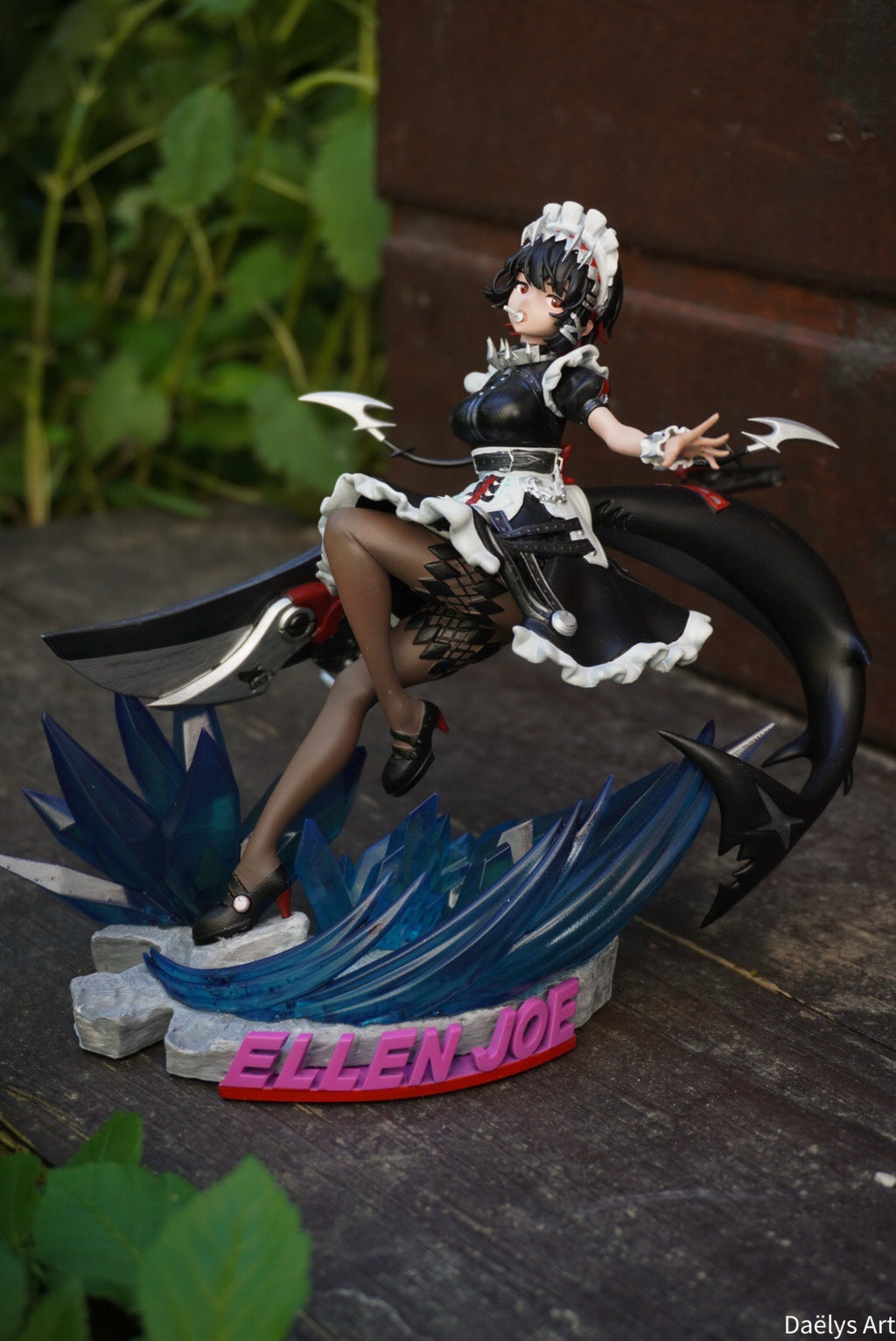 ellen joe, zenless zone zero, figurine zenless zone zero, figurine a peindre