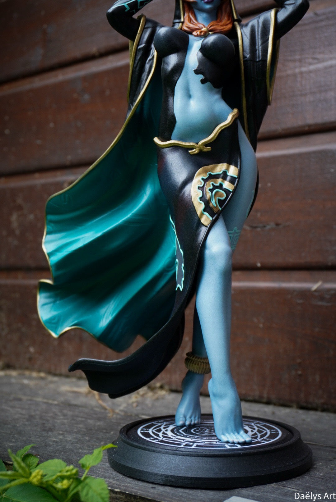 figurine midona, figurine zelda, link, twilight princess, figurine a peindre