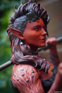 figurine karlach, figurine baldur's gate, karlach, figurine astarion, figurine ombrecoeur, shadowheart, figurine lae'zel, donjons et dragons