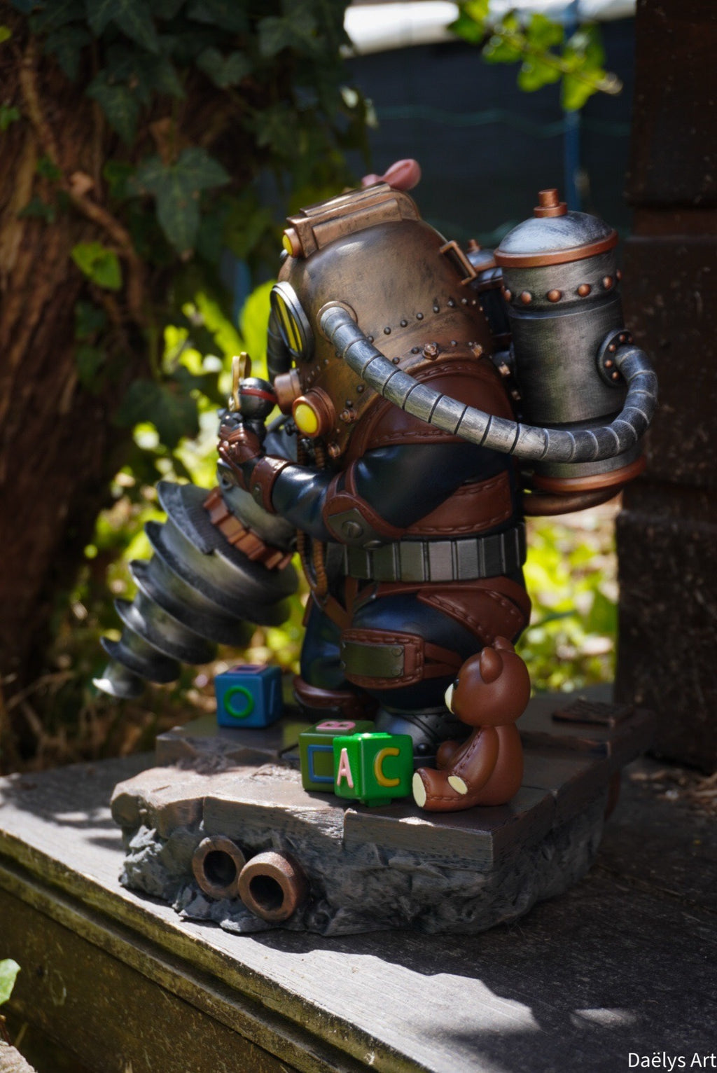 bioshock, big daddy little sister, figurine bioshock