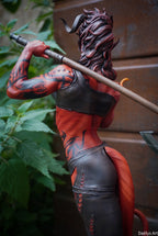 figurine karlach, figurine baldur's gate, karlach, figurine astarion, figurine ombrecoeur, shadowheart, figurine lae'zel, donjons et dragons