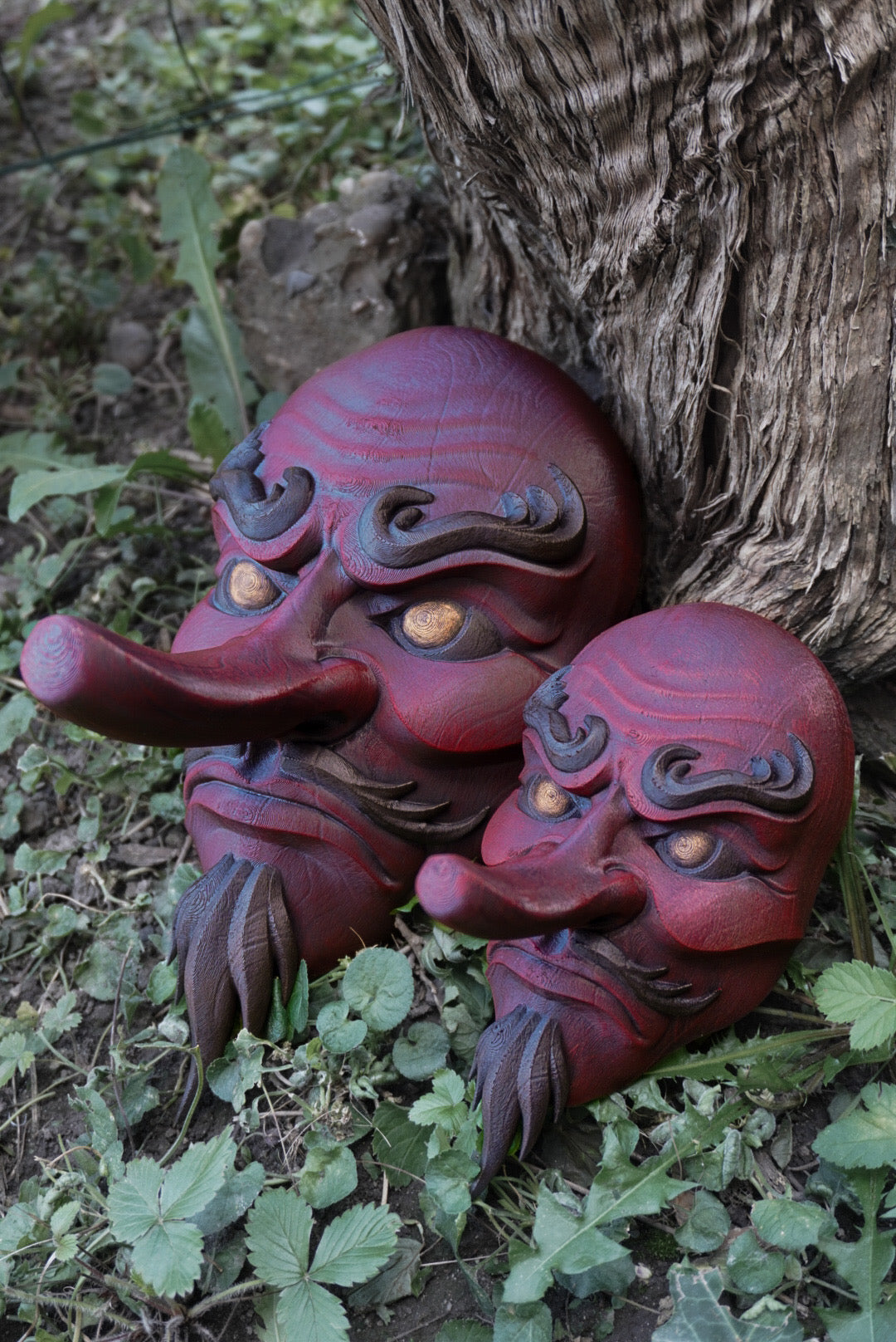 Masque tengu - version décorative
