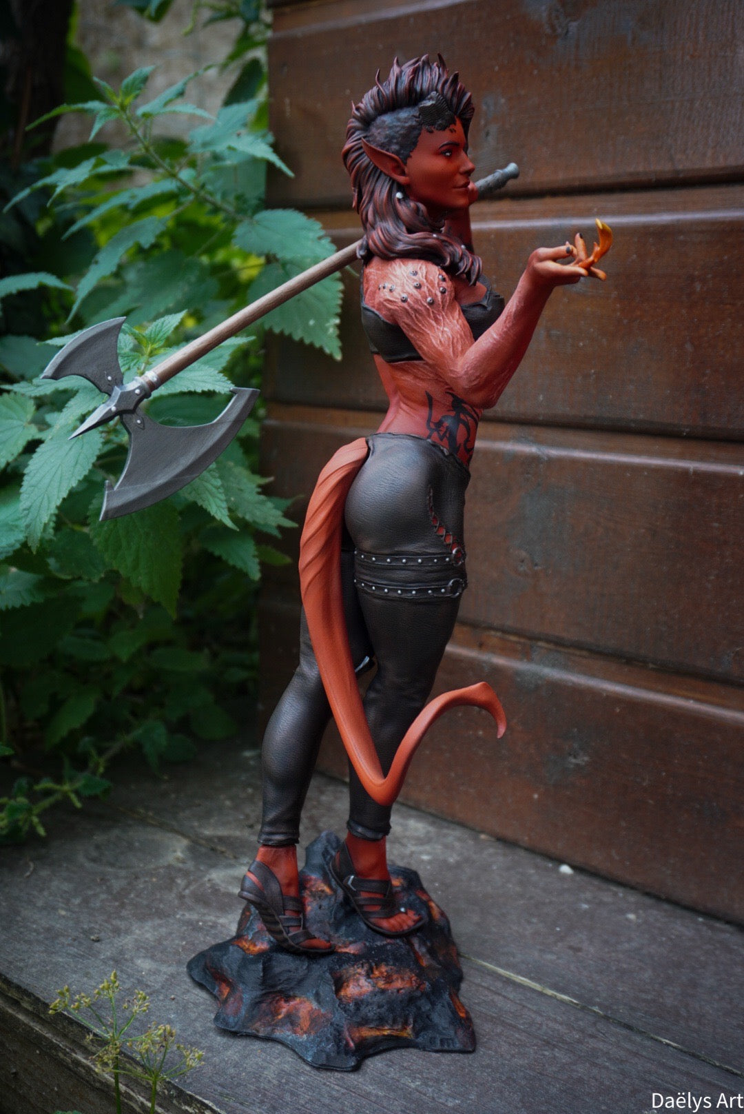 figurine karlach, figurine baldur's gate, karlach, figurine astarion, figurine ombrecoeur, shadowheart, figurine lae'zel, donjons et dragons