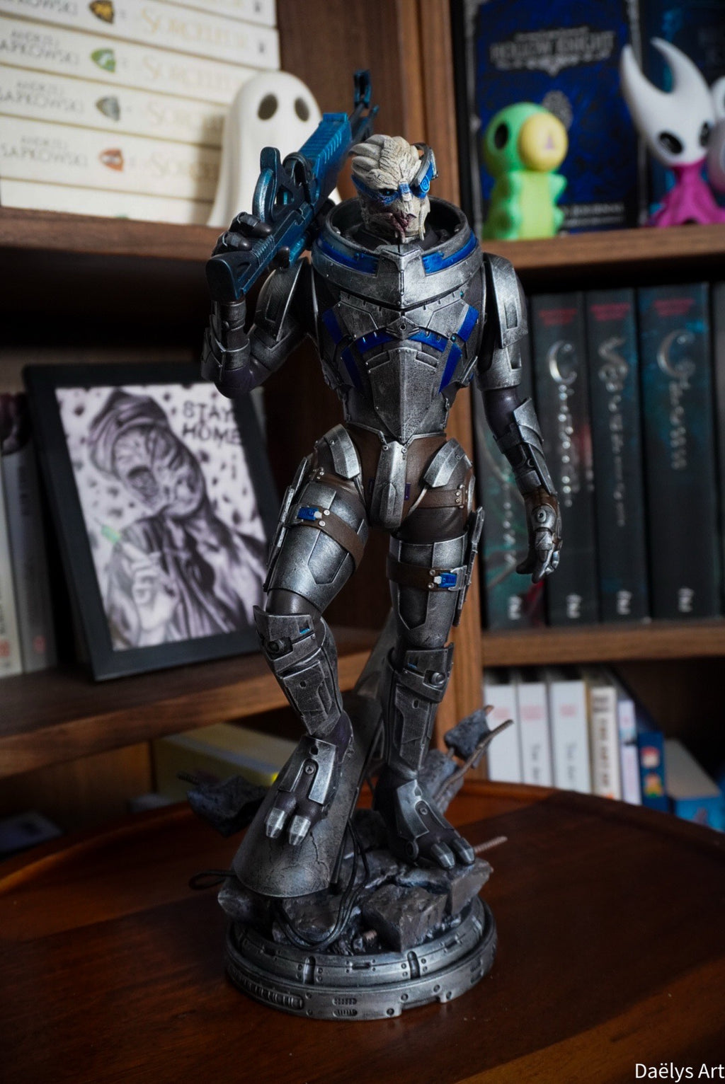 Figurine Garrus, figurine Mass Effect, figurine a peindre, figurine de collection, John Sheppard