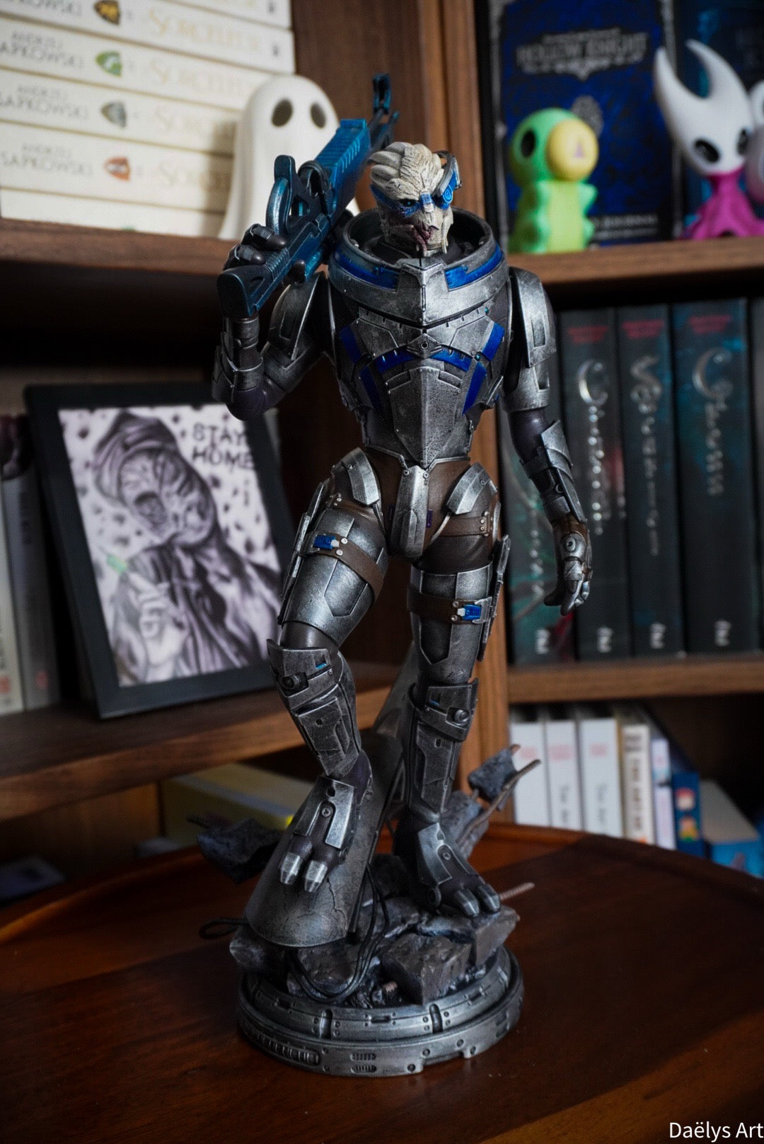 Figurine Garrus, figurine Mass Effect, figurine a peindre, figurine de collection, John Sheppard
