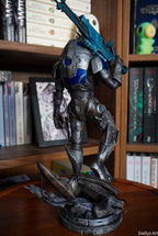 Figurine Garrus, figurine Mass Effect, figurine a peindre, figurine de collection, John Sheppard