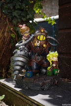 bioshock, big daddy little sister, figurine bioshock
