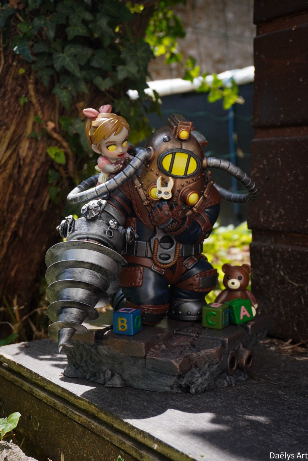 bioshock, big daddy little sister, figurine bioshock