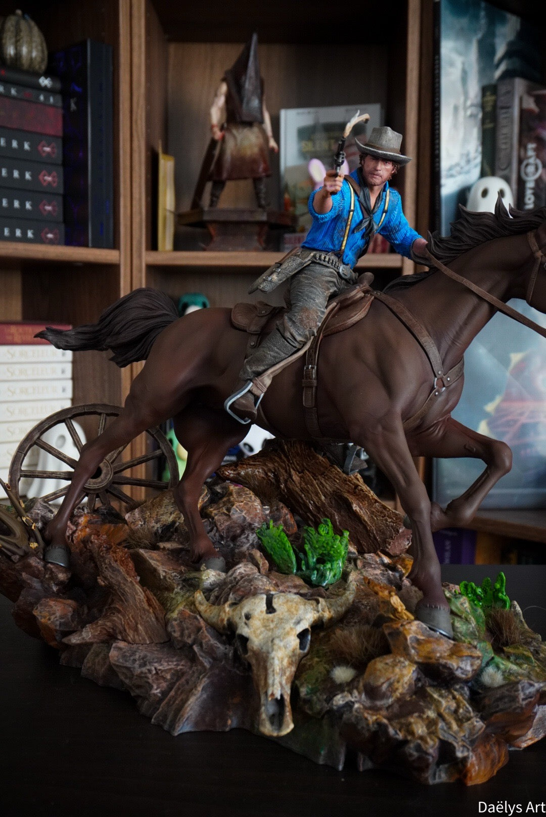 figurine Arthur Morgan, figurine red dead redemption 2, figurine a peindre, figurine de collection