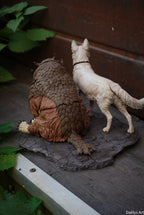 Figurine with or without paint - Scratchy and Owl Bear - Baldur's Gate 3