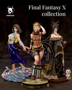 figurine FFX, figurine rikku FFX, figurine a peindre, final fantasy