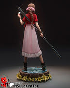 figurine aerith, aerith final fantasy, figurine final fantasy 7, figurine a peindre, tifa