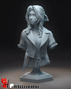 figurine aerith, aerith final fantasy, figurine final fantasy 7, figurine a peindre, tifa