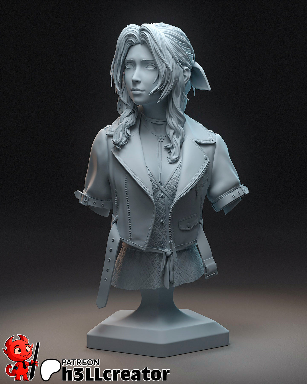 figurine aerith, aerith final fantasy, figurine final fantasy 7, figurine a peindre, tifa