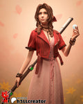 figurine aerith, aerith final fantasy, figurine final fantasy 7, figurine a peindre, tifa