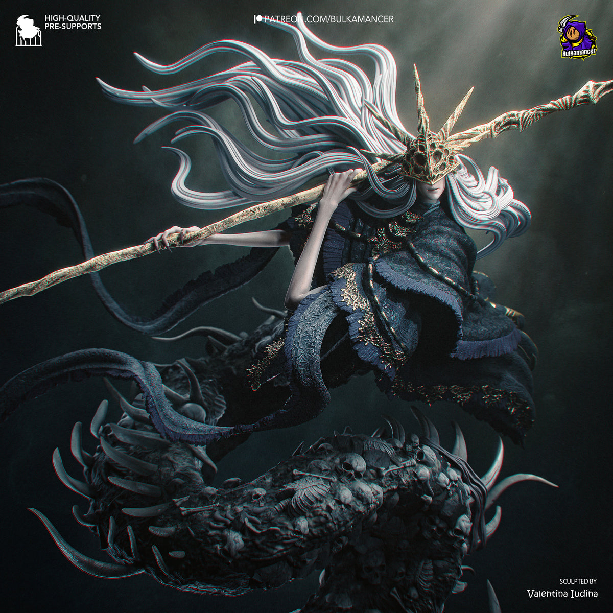 figurine aldrich, figurine dark souls 3, figurine a peindre, artorias