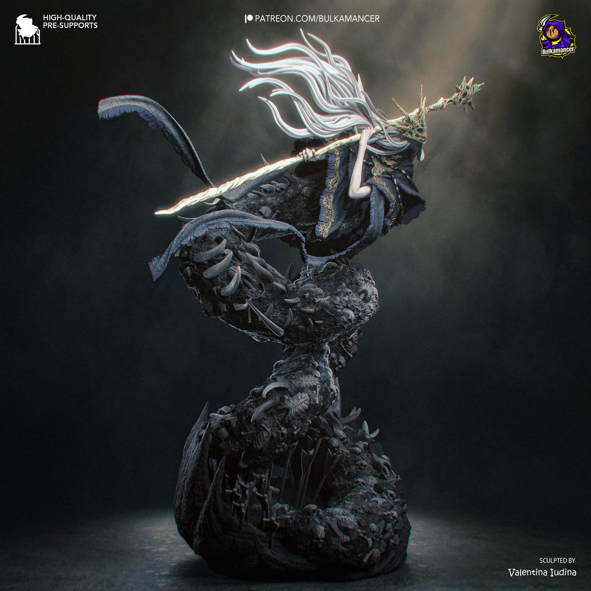 figurine aldrich, figurine dark souls 3, figurine a peindre, artorias