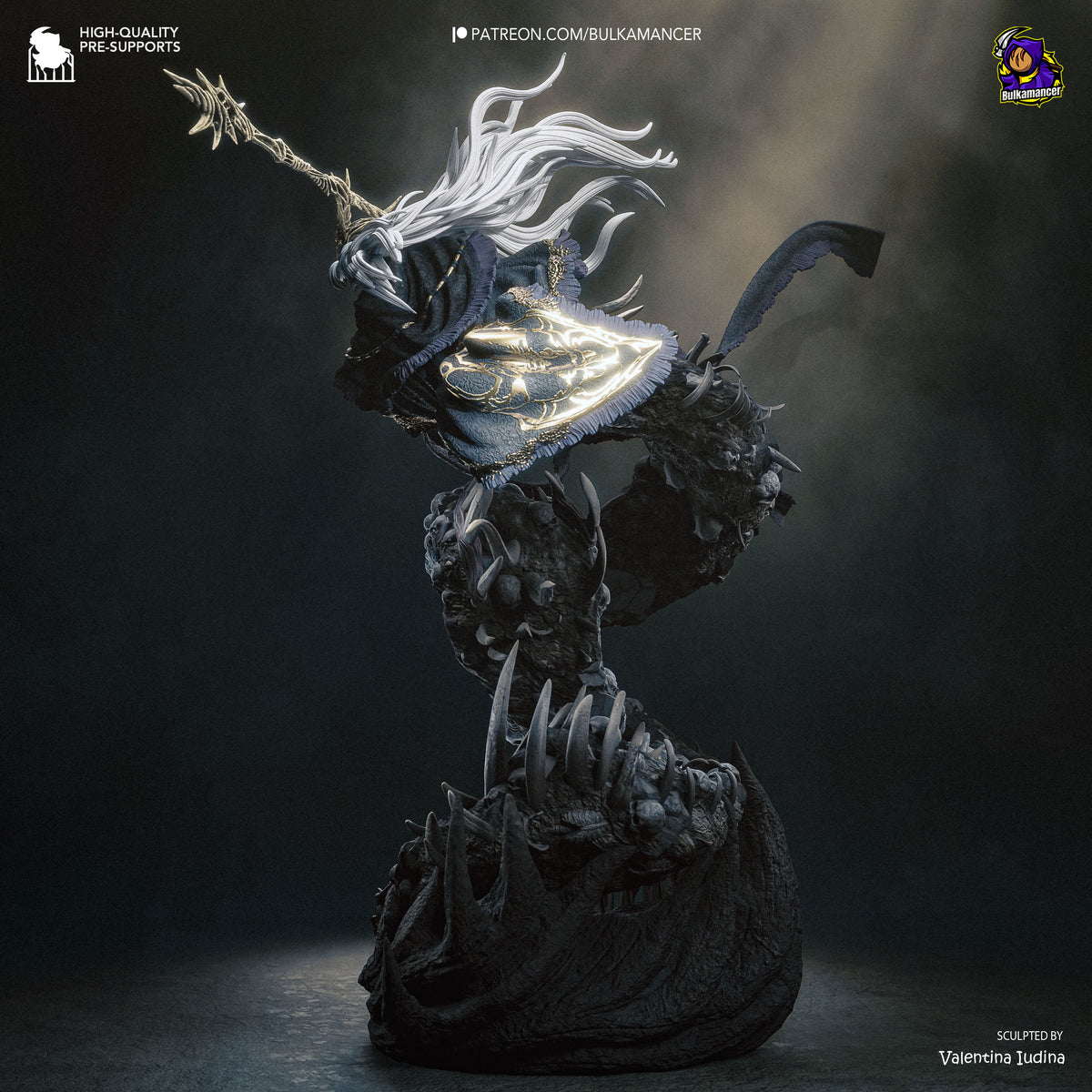 figurine aldrich, figurine dark souls 3, figurine a peindre, artorias