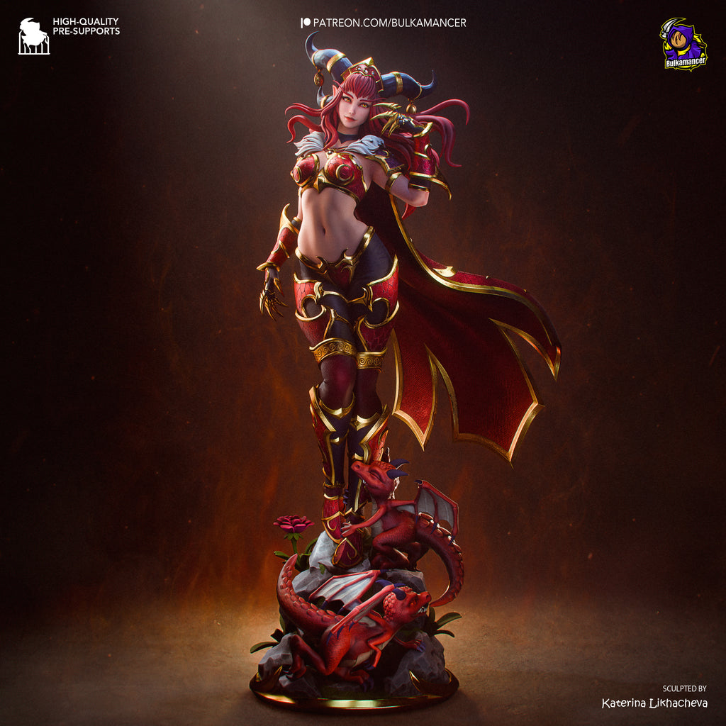 figurine Alexstraza , figurine world of warcraft, figurine a peindre