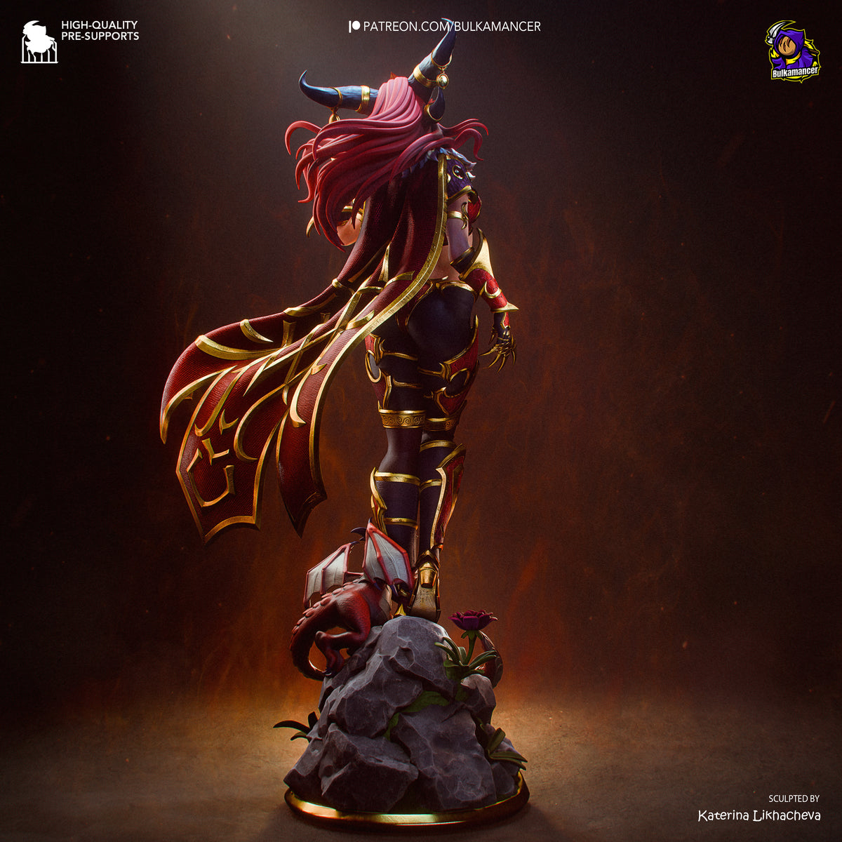 figurine Alexstraza , figurine world of warcraft, figurine a peindre