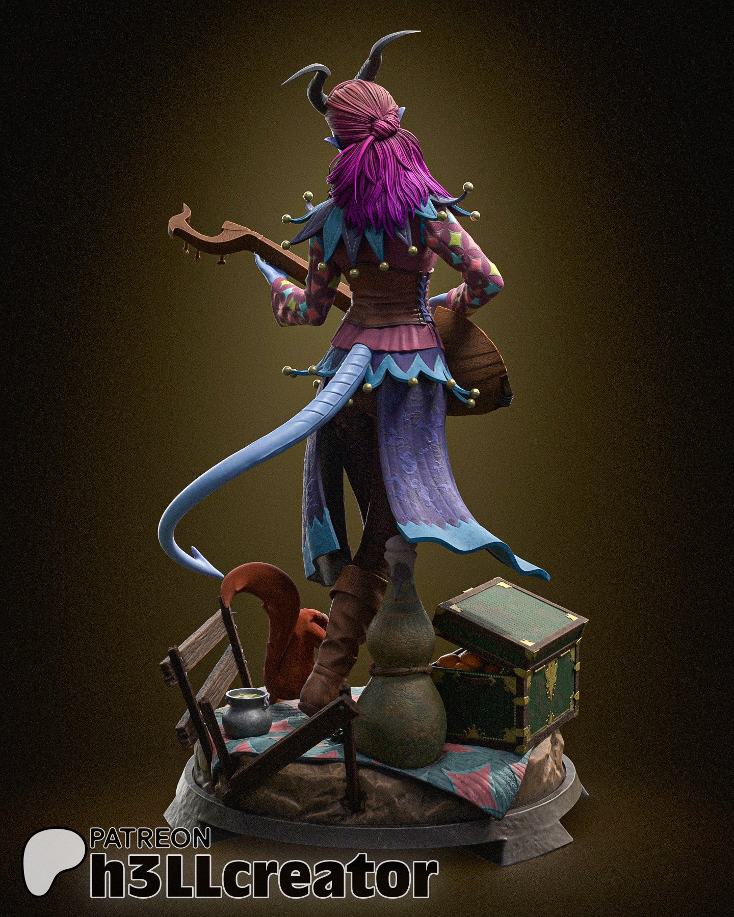 Alfira, Baldur's Gate, Figurine Alfira, Figurine Baldur's Gate, Figurine à peindre