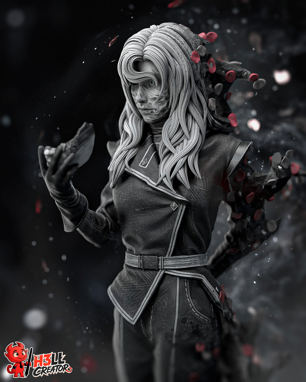 figurine alicia clair obscur expedition 33, figurine a peindre, figurine clair obscur, verso, maelle, monoco