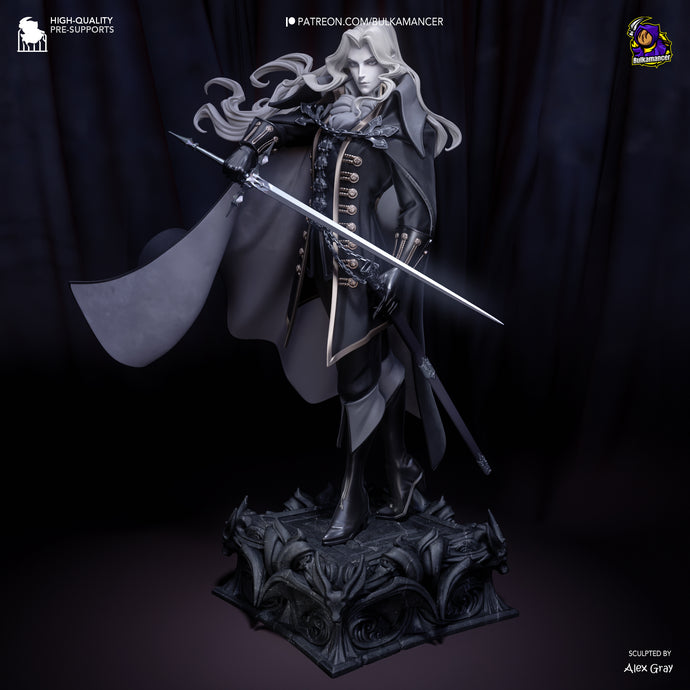 figurine castlevania, figurine alucard, dracula, castlevania, figurine a peindre, vampire